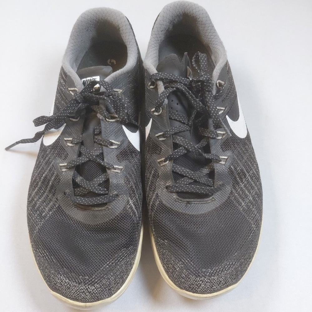 Nike Womens Metcon 3 849807-001 Black Running Shoes Sneakers Size 9.5 Training